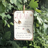 Gran Keepsake Card