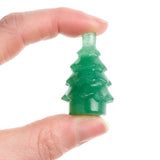 Green Aventurine Christmas Tree