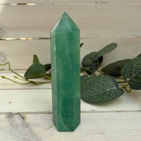 Green Fluorite Polished Point 115mm