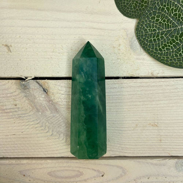 Green Fluorite Polished Point 80mm
