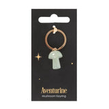Gemstone Mushroom Keyring