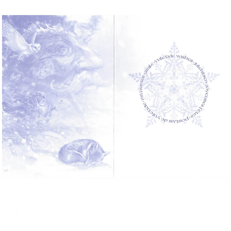 Guided by the Northern Lights Yule Card