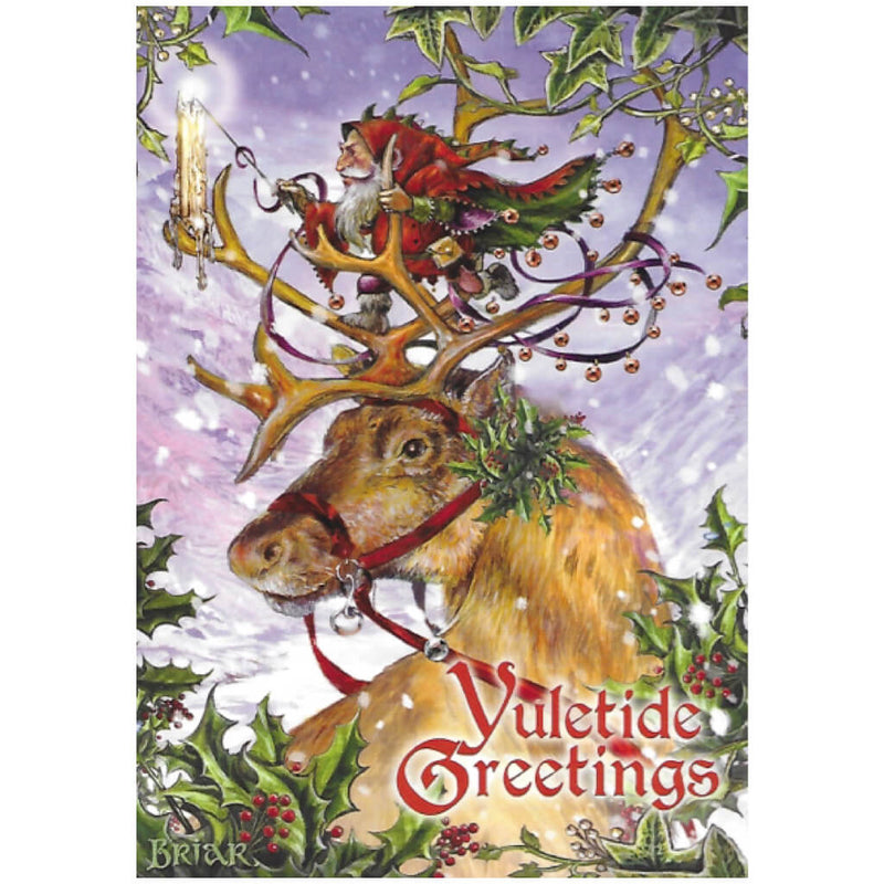 Guided by the Northern Lights Yule Card