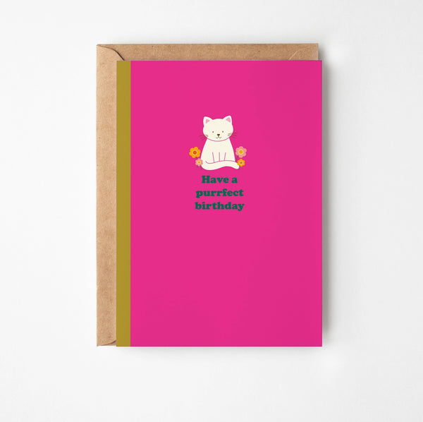 Have a Purrfect Birthday Greeting Card