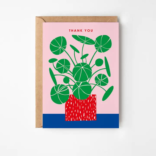 Thank You Money Plant Greeting Card