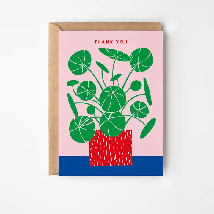 Thank You Money Plant Greeting Card