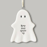 East of India 'Keep Your Spirits Up' Hanging Ghost Plaque