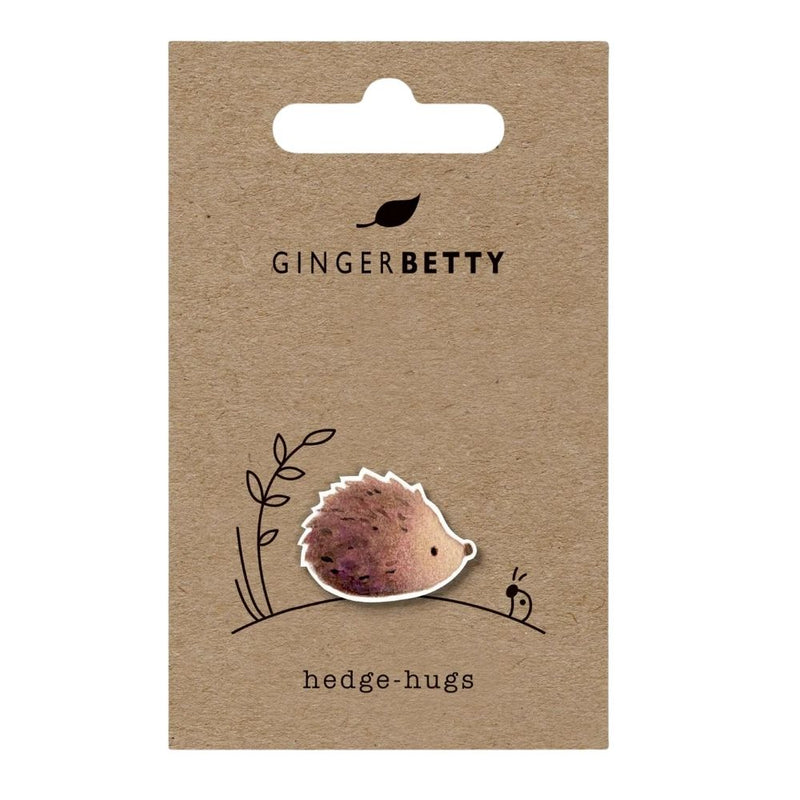 Hedgehog Pin Badge