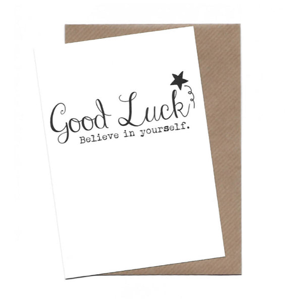 Hello Sweetie Good Luck Greetings Card