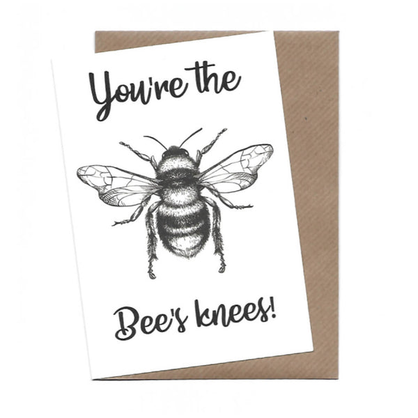 Hello Sweetie You're the Bee's Knees Greetings Card