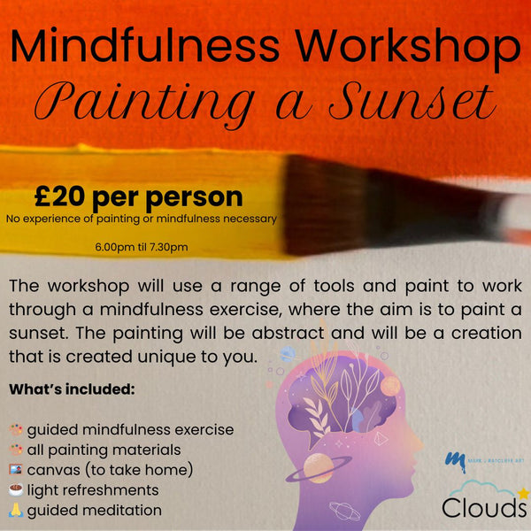 Mindfulness Workshop - Painting a Sunset | Abstract (7th February)