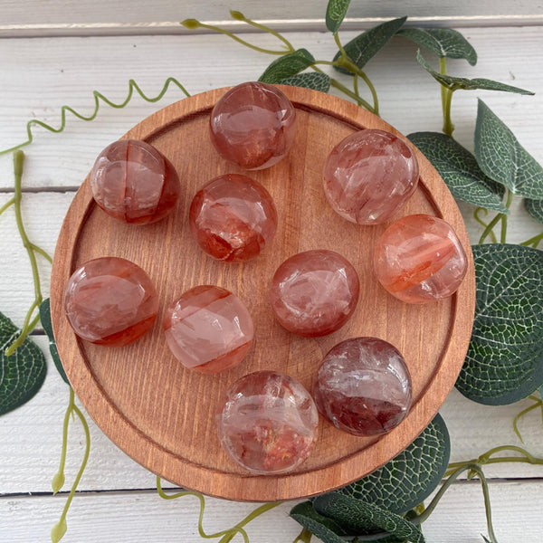 Red Hematoid Quartz Tumblestone