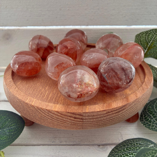 Red Hematoid Quartz Tumblestone