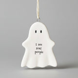 East of India 'I See Real People' Hanging Ghost Plaque