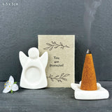 Incense Holder With Cone in Matchbox - Protected