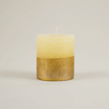 Inspiritus Gold Half Dipped Pillar Candle