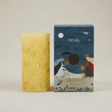 Inspiritus Gold Marbled Pillar Candle