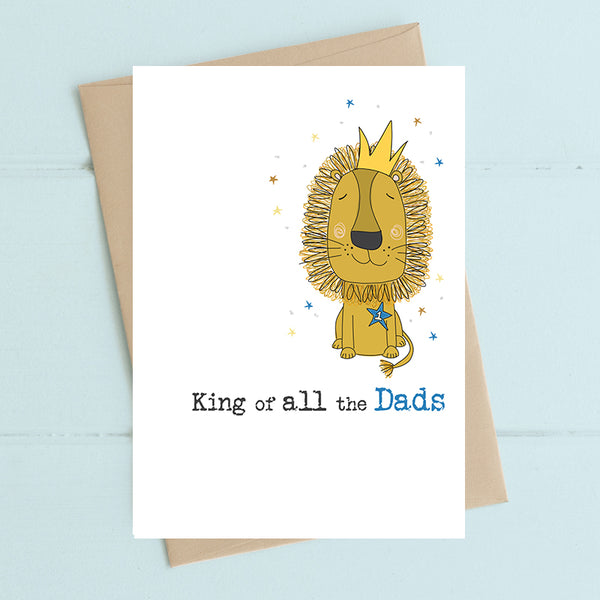 King of the Dads Greeting Card