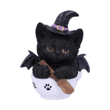 Kit-tea 11.5cm Witch Cat Figurine