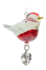 Fantasy Glass Pretty Little Bird - Robin