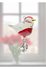 Fantasy Glass Pretty Little Bird - Robin