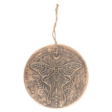 Luna Moth Hanging Terracotta Plaque