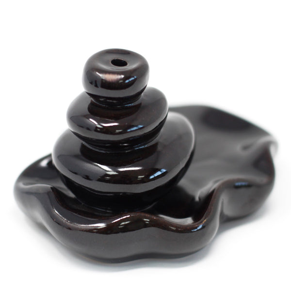 Large Pebbles Backflow Incense Burner