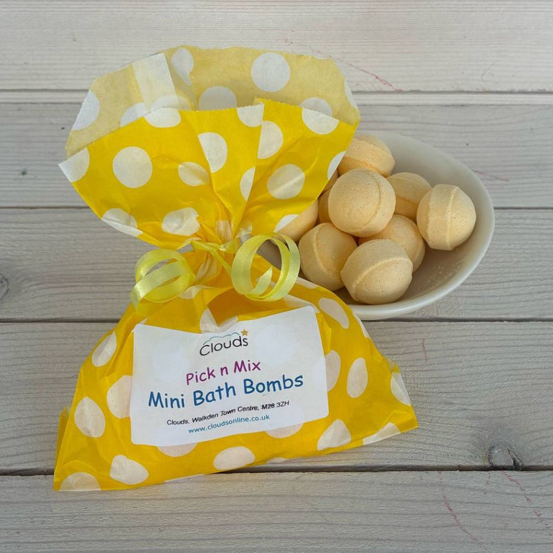 10 Lemon Mini Bath Bombs