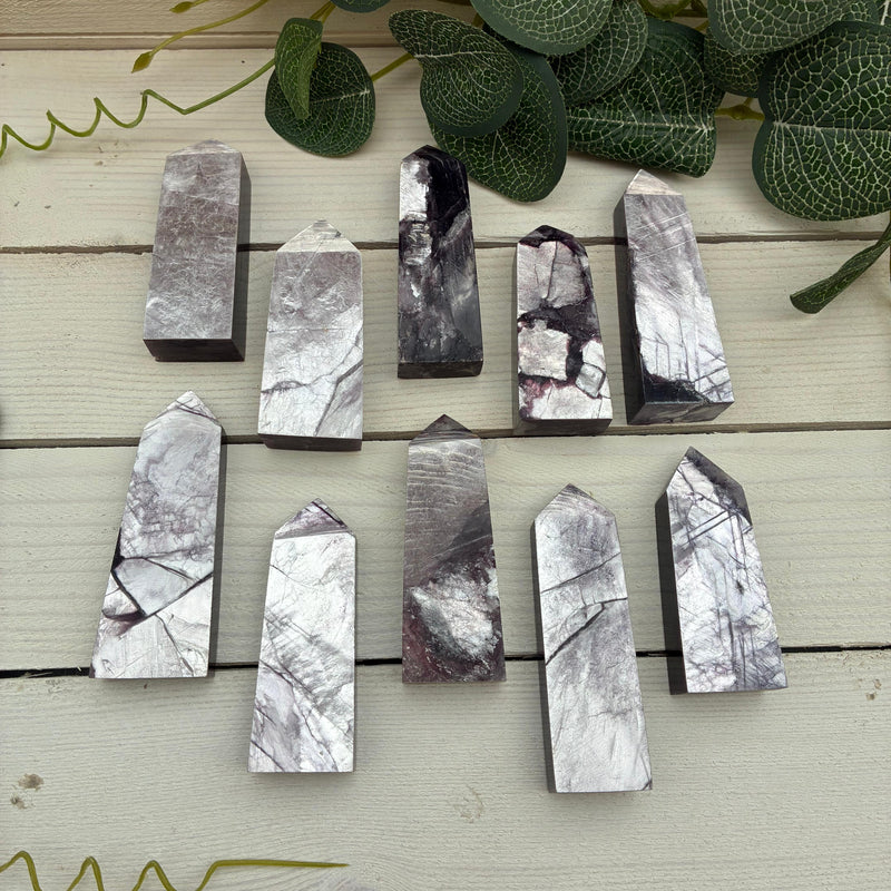 Lepidolite Mica Standing Point