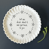 East of India Scallop Coaster - Let Me Drink About It