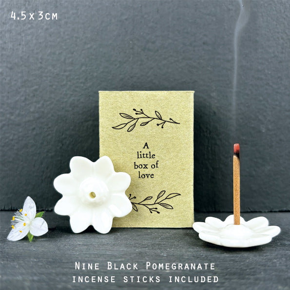 Little Box of Love Incense Holder in Matchbox