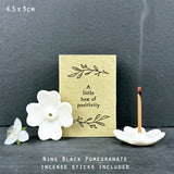 Little Box of Positivity Incense Holder in Matchbox