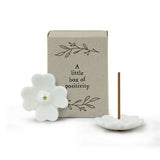 Little Box of Positivity Incense Holder in Matchbox