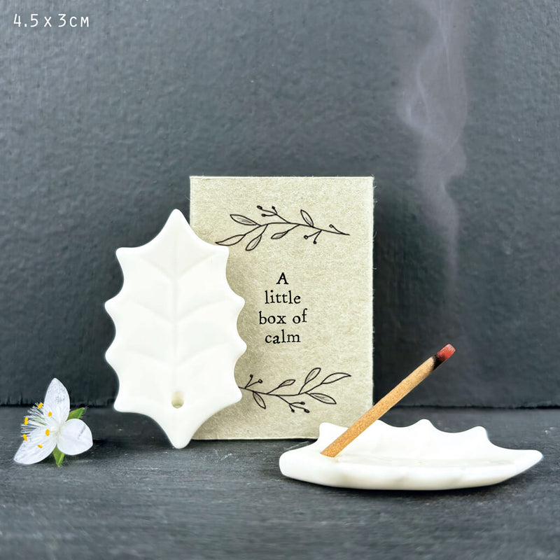 Little Box of Calm Incense Holder in Matchbox