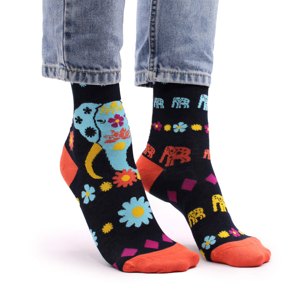 Lucky Elephant Bamboo Socks