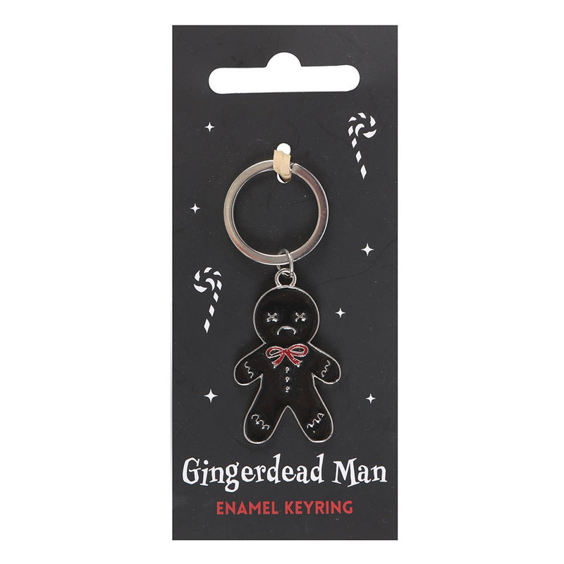 Spooky Gingerbread Man Keyring