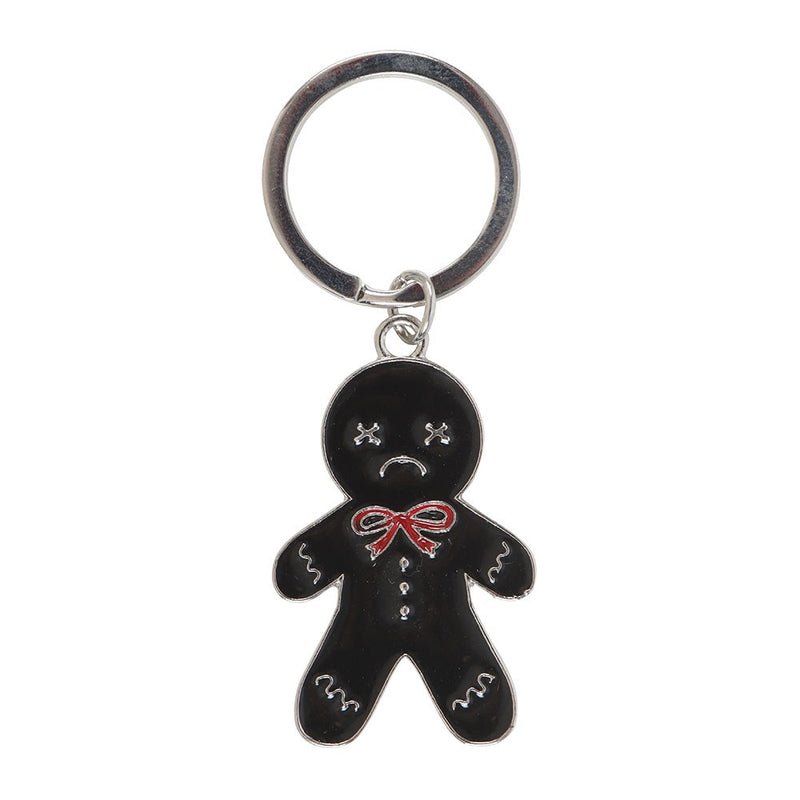 Spooky Gingerbread Man Keyring