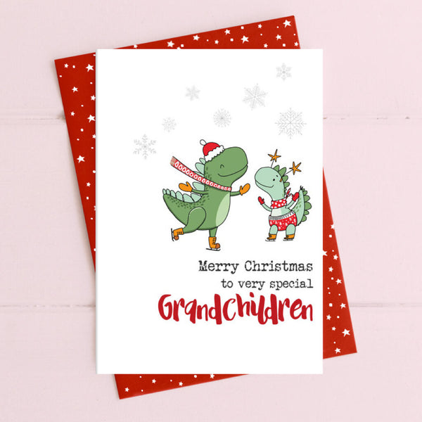 Merry Christmas Special Grandchildren Greeting Card