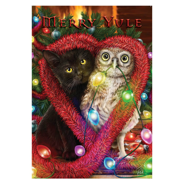 Merry Yule Greeting Card