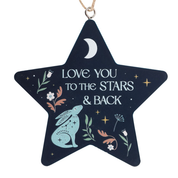 Midnight Hare Hanging Decoration