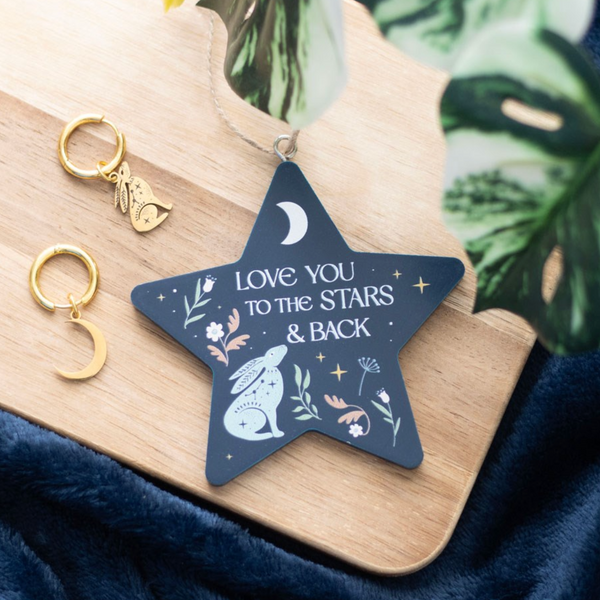 Midnight Hare Hanging Decoration