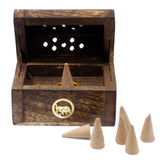 Mini Incense Cone Burner Box