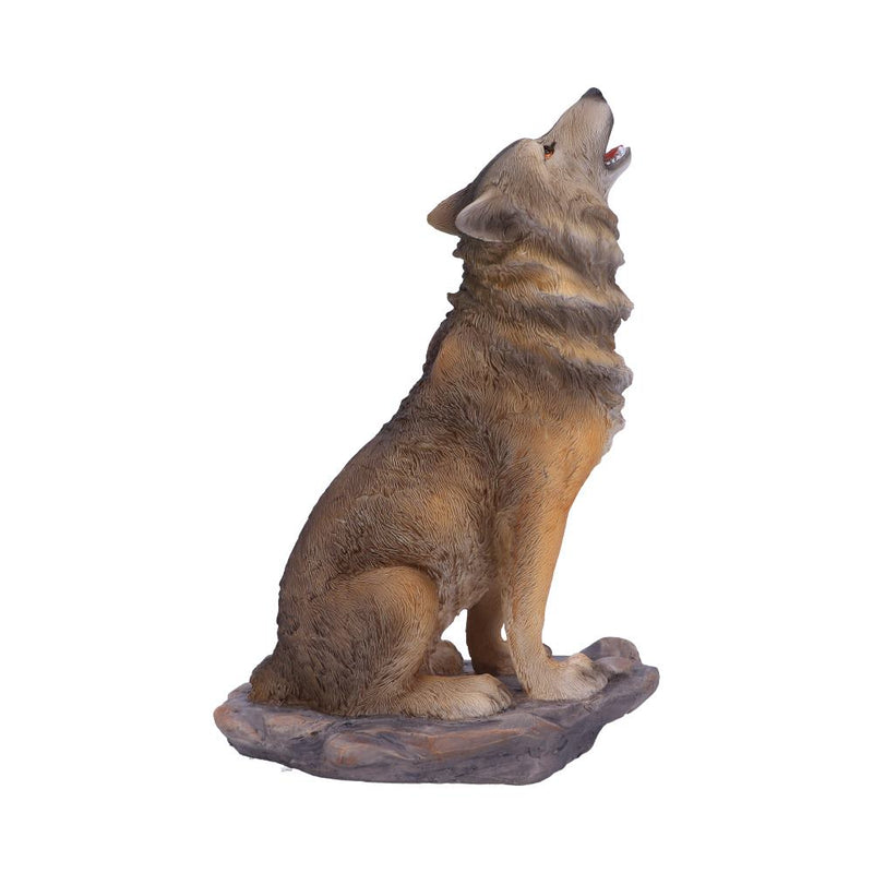Mountains Cry Wolf Figurine
