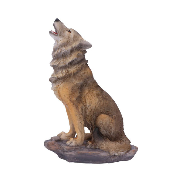 Mountains Cry Wolf Figurine