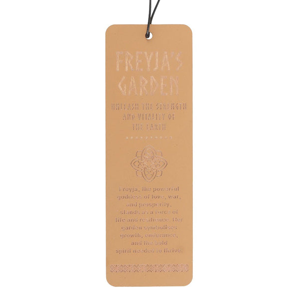 Freyja's Garden Wooden Bookmark