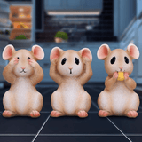 Nemesis Now Three Wise Mice Figurine Set