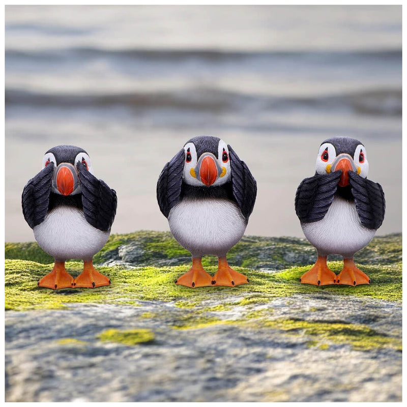 Three Wise Puffins Set