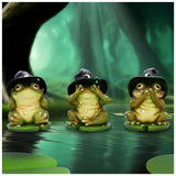 Three Wise Toads Set