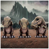 Three Wise Tyrannosaurus Rex Set