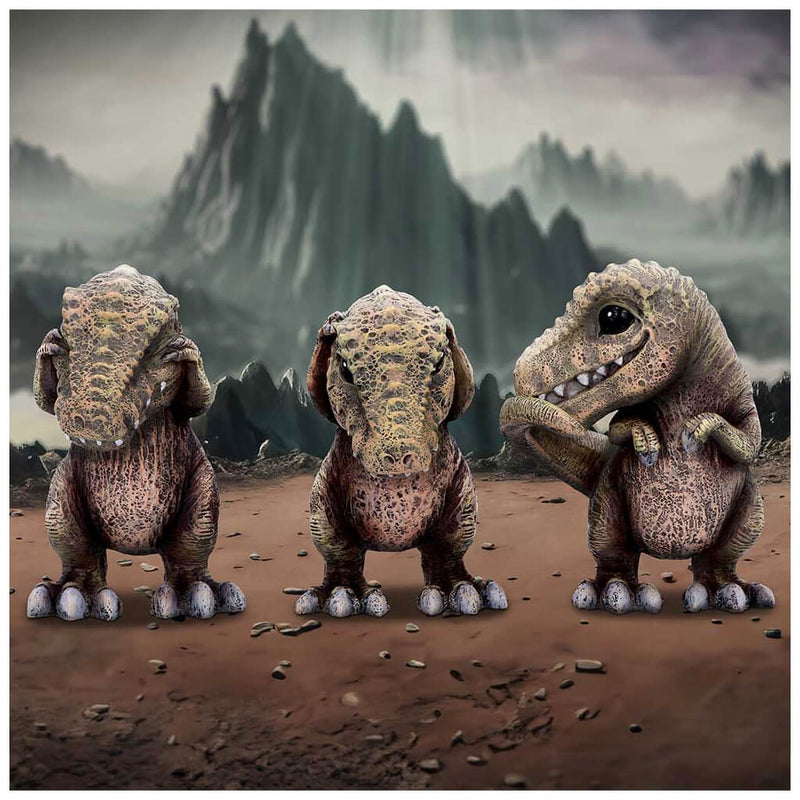 Three Wise Tyrannosaurus Rex Set